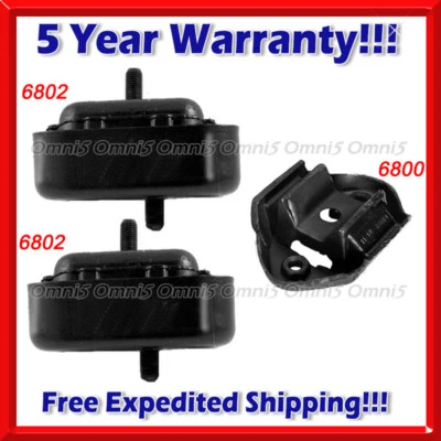 K208 Fits: 1985-1995, SUZUKI SAMURAI 1.3L Engine Motor & Trans. Mount Set 3PCS - Image 1 of 4