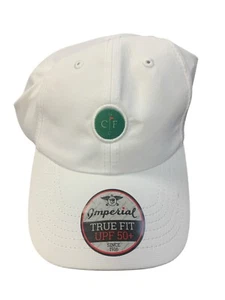 Cappello da baseball Imperial True Fit UPF 50 bianco Project Hood golf nuovo - Foto 1 di 4