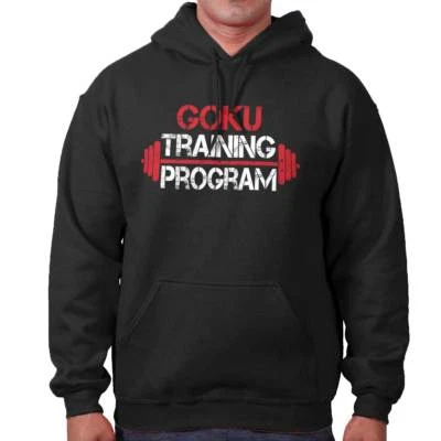 Goku Programa de Entrenamiento Gimnasio Entrenamiento Z Genial Regalo Saiyajin Anime Sudadera con Capucha Foto 1 de 4