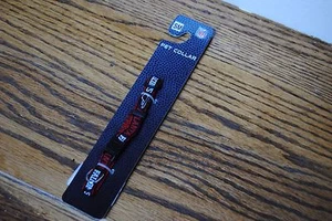 New size S Pet Dog Collar Small NFL Atlanta Falcons Red Black Football Team - Bild 1 von 4