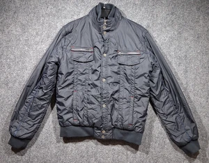 Colin's Jeans & More Military Design Navy Blue Full Zip Outerwear Snap-Botton S - Picture 1 of 14
