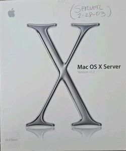 Mac OS X Server 10.2 10 Client M8719Z/A - Picture 1 of 4