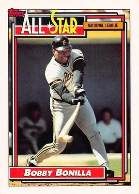 Bobby Bonilla 1992 Topps 392 Pittsburgh Pirates Baseball Card - Image 1 of 2
