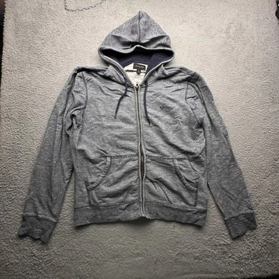 True Religion Cremallera Completa Jaspeada Cremallera Sudadera con Capucha Chaqueta Para Hombres Grande Gris Foto 1 de 4