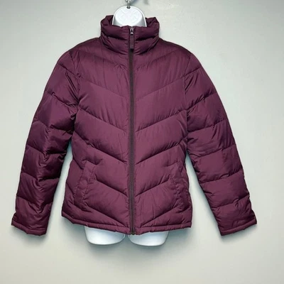 Chaqueta acolchada ligera Land's End púrpura ciruela Gorpcore para mujer talla S Foto 1 de 4