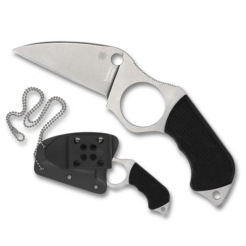 Spyderco FB14P5 Swick 5 Large Fixed Neck Knife 2.73" LC200N Wharncliffe Plain - Image 1 of 1