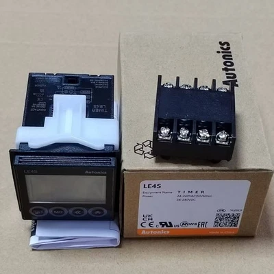 1PC  LE4S NEW  Autonics Digital Backlit LCD Timer   IN BOX free shipping - Image 1 of 4