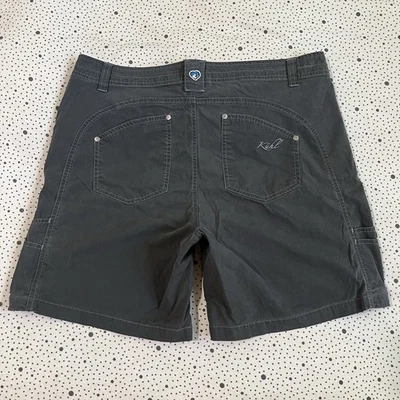 Женские хлопковые шорты Kuhl свободного ассортимента 14 серые для кемпинга походов на открытом воздухе 7 дюймов - Изображение 1 из 4
