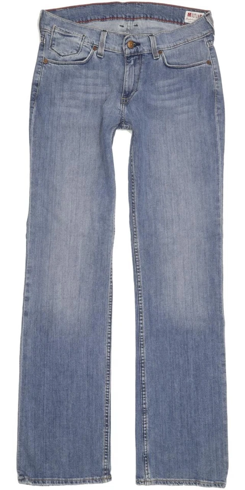 Pantalones de mezclilla elásticos ajustados rectos azules Mustang Oregon para mujer W32 L34 (97413) Foto 1 de 4