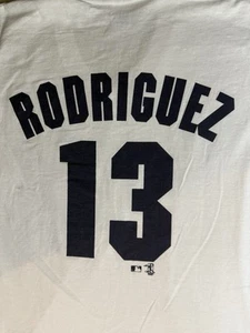 VINTAGE New York Yankees Russell Alex Rodriguez Trikot Shirt Herren M 2000 Y2K - Bild 1 von 10