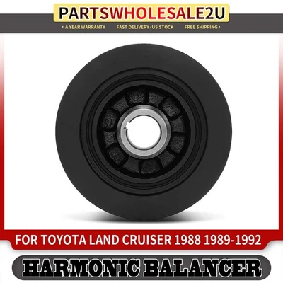Гармонический балансировщик двигателя для Toyota Land Cruiser 1988 1989 1990 1991-1992 4,0 л - Изображение 1 из 4