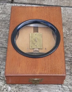 ANCIEN GRAPHOSCOPE VISIONNEUSE LOUPE COFFRET EN BOIS - Imagen 1 de 5