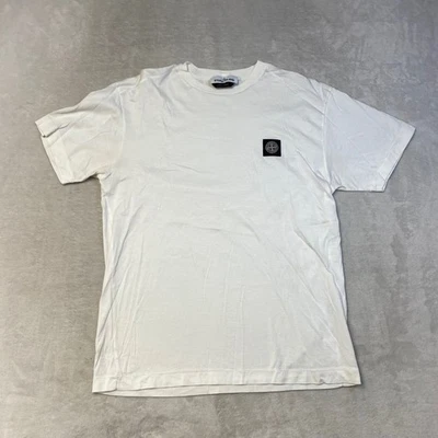 Camiseta informal Stone Island para hombre manga corta parche con logotipo Foto 1 de 4