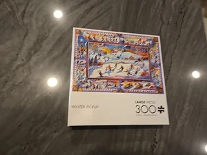 John Burrow Winter Pickup 300 P Puzzle Brandneu Buffalo Games Hockey - Bild 1 von 4