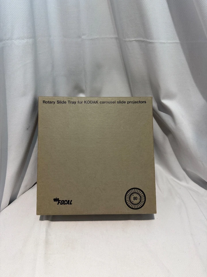 FOCAL Rotary Slide Tray 80 – Fits Kodak Carousel Projectors – Vintage Boxed - Image 1 of 4