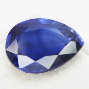 Natural Blue Sapphire 6.50 Ct Eye Clean Pear Shape Loose Gemstones - Picture 1 of 4