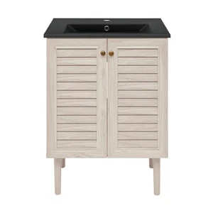 Swiss Madison SM-BV6201 Bron 24" - White Oak / Matte Black - Picture 1 of 12