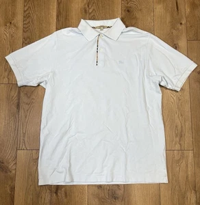 Gr. Large Burberry hellblau Polo Kurzarm - Bild 1 von 6