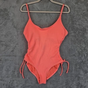 Traje de baño Hurley de una pieza para mujer XL coral acanalado lazo lateral acanalado HURN30041 - Imagen 1 de 13