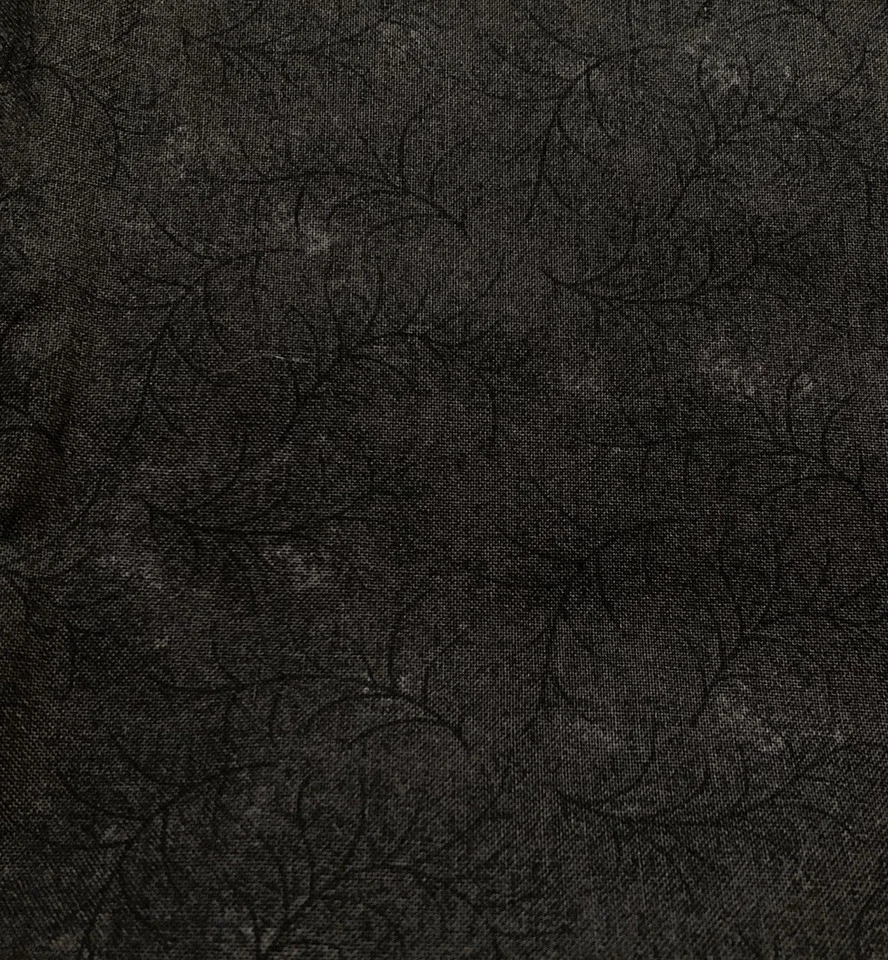 Moda Fabric Heritage Square Sandy Gervais Dark Grey Black Twigs 3/4Y x 44"W - Image 1 of 3
