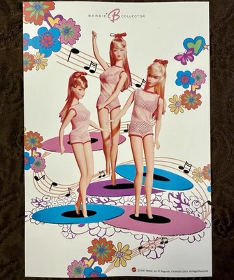 2007 Barbie Collector Twist N’ Turn Rare Japanese Market Exclusive Post Card New - Image 1 of 4