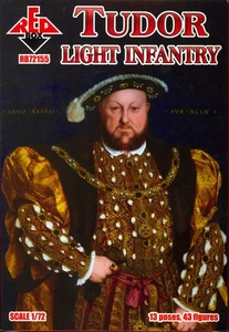 Red Box Figures 1/72 TUDOR LIGHT INFANTRY Figure Set - Picture 1 of 3