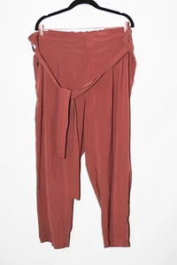 Athleta Skyline Pant II Jogger Tapered Rosy Brown High Rise size 18 - Picture 1 of 6