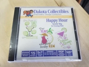 Happy Hour Dakota Collectibles Maschine Stickdesign CD NEU - Bild 1 von 2