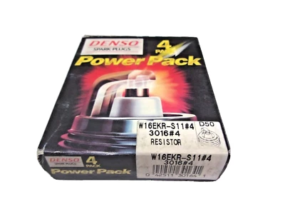 4-Pack of DENSO 3016 U-Groove Spark Plugs - Image 1 of 2
