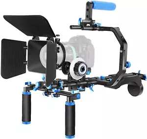 Neewer Shoulder Rig Kit for DSLR Cameras Camcorders, Movie Video Film Making Kit - Picture 1 of 7