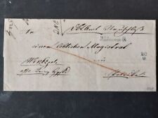 ÖSTERREICH 1848 Brief (Inhalt) BLAUSTEMPEL HOHENMAUTH (B) Mü:80P!+DATUMSTEMPEL