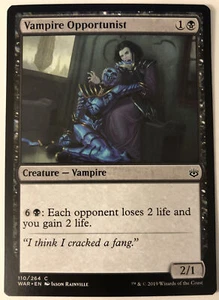 MTG Vampire Opportunist War of the Spark 110/264 Regular Common - Picture 1 of 1