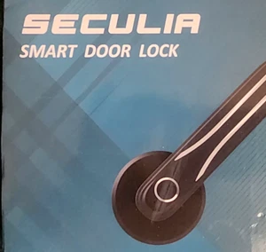 Seculia Smart Door Lock T3 Finger Print, Bluetooth, Emergency Power Supply W/Key - Picture 1 of 8