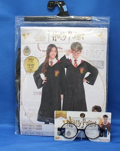 Harry Potter Gryffindor Robe Costume Child Sz L / XL W/ Glasses NEW COSPLAY - Picture 1 of 8