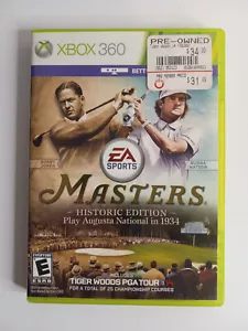 **NO GAME** Tiger Woods PGA Tour 14:Masters Historic Edition (Xbox 360, 2013) - Picture 1 of 3