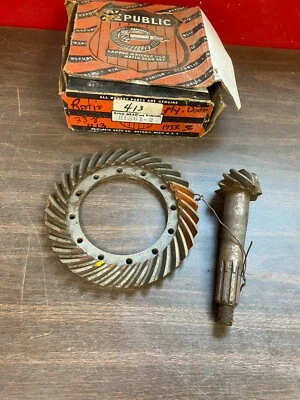 PLYMOUTH DODGE 1933-36 10 ESTRÍAS 8-33 ANILLOS Y ENGRANAJES DE PIÑÓN NOS 621 Foto 1 de 2