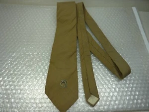 VINTAGE CHAPS BY RALPH LAUREN MENS NECK TIE LINEN BEIGE - Picture 1 of 4