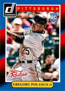 Gregory Polanco 43 2014 Donruss The Rookies Rookie RC