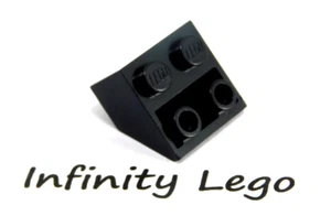 12 LEGO Black Slope Brick 2 x 2 Inverted (3660) - (12 Pieces) - Picture 1 of 1