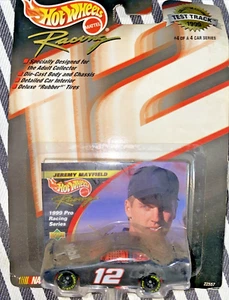 1999 Hot Wheels Racing Nascar Jeremy MayfIeld Test Track Car #12 Black F15 - Picture 1 of 10