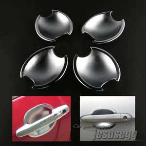 4X Chrome Door Handle Cup Bowl Bezel Trim For Nissan Qashqai Dualis 2008-2012 - Imagen 1 de 6