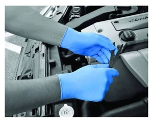 200 x Nitrex Maxis Blue NITRILE GLOVES Powder Free GN23E Size XS 5.5 - Picture 1 of 5