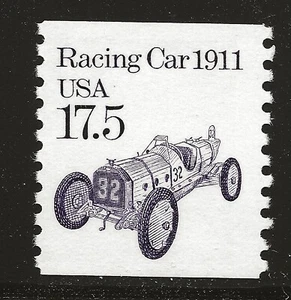 US Scott #2262, Single 1987 Racing Car 17.5c VF MNH - Picture 1 of 1