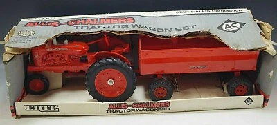 ERTL ALLIS CHALMERSTRACTOR WITH WAGON SET DIE CAST 1/16 SCALE MIB - Image 1 of 4