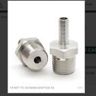 1/8 NPT TO 3/8 BARB ADAPTER SS # 3273