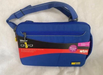 STM Blazer Padded Sleeve for 11-Inch Devices with Removable Carry Strap - Blue - Image 1 of 2
