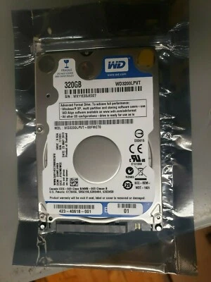 Open Box, Western Digital, WD3200LPVT320GB, 5400RPM, SATA, 3Gbps HDD - Image 1 of 4