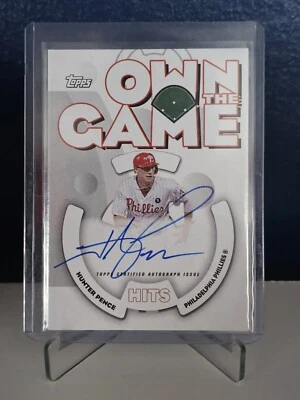 2024 Topps Archives Own the Game Auto Hunter Pence Philadelphia Phillies - Image 1 of 2