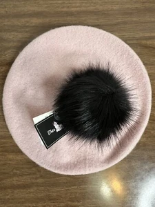 Girls Gymboree 2t 3t Rose Mist Beret Hat NWT New - Picture 1 of 5