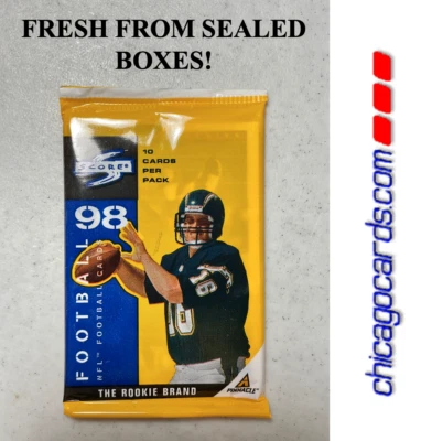 1998 Score Football 10cd Pack Peyton Manning Rookie RC? EPIX Emerald Auto? - Image 1 of 4